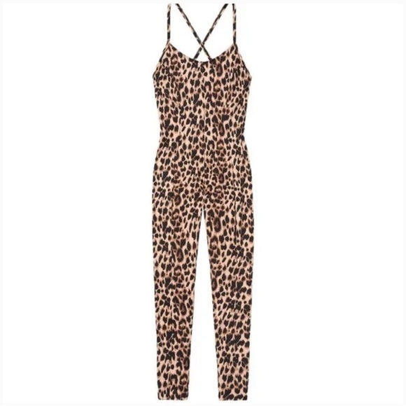 NWT Victoria’s secrets leopard print jumpsuit, size medium - Picture 3 of 9